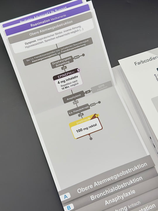 Mediflip Medikamente Notfallsanitäter SAA und BPR Kinder