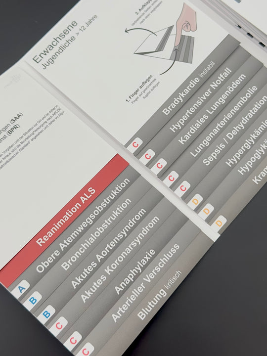 Mediflip Medikamente Notfallsanitäter SAA und BPR