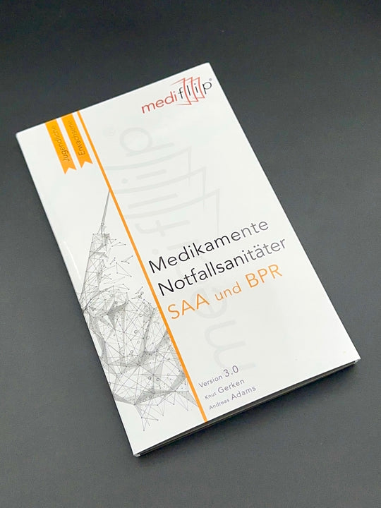 Mediflip Medikamente Notfallsanitäter SAA und BPR