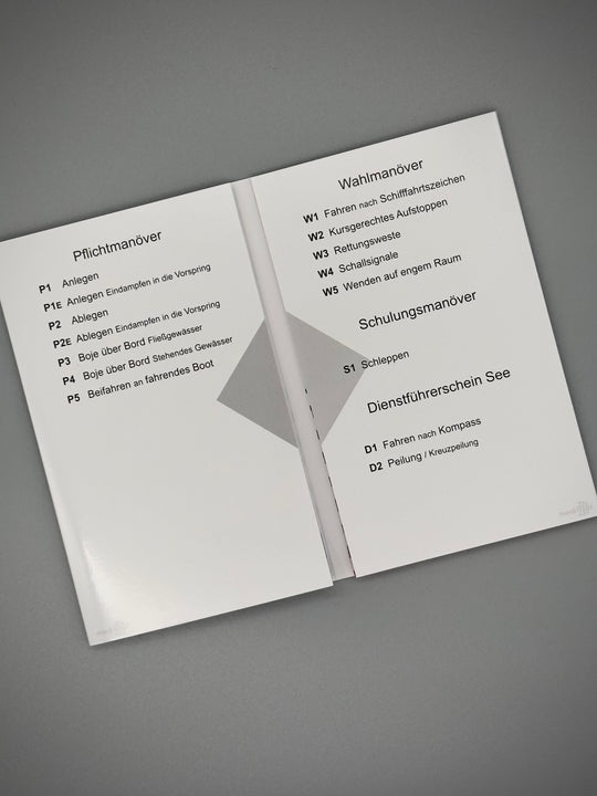 Mediflip Wasserwacht - Manöverkarten Bootsdienst