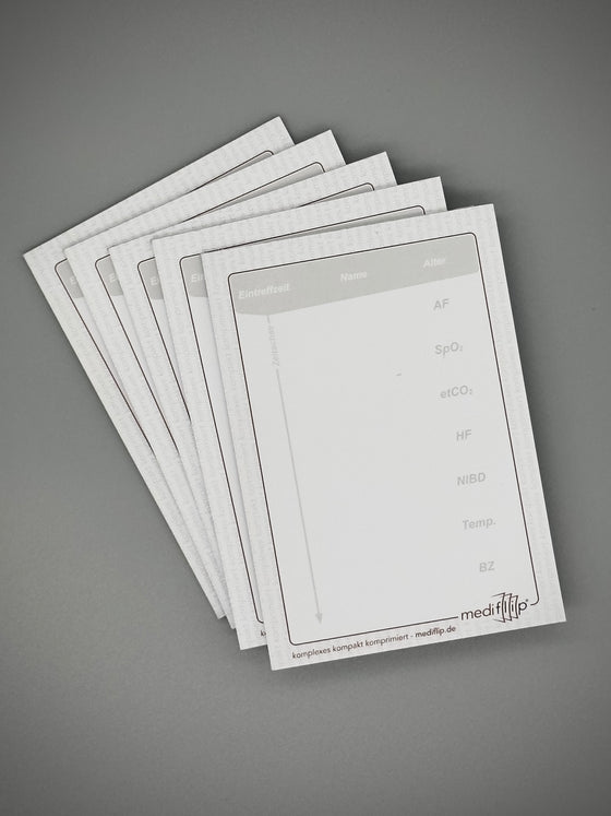 Mediflip Schreibblock Rettungsdiensthose 10er Set